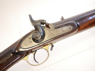 Lot 33 - Enfield Percussion cavalry carbine, 21 inch...