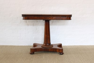 Lot 351 - A William IV Mahogany Card Table