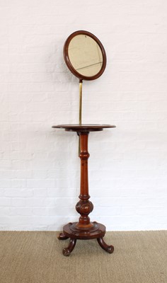 Lot 299 - A Victorian Mahogany Shaving Stand