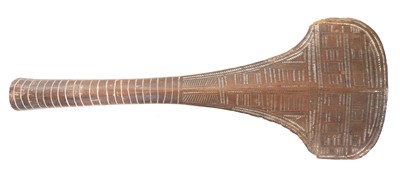 Lot 185 - Polynesian war club, probably Tongan, with...