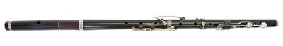 Lot 237 - Cocus wood flute by Monzani and Co. London