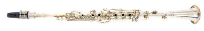 Lot 244 - The Cundy Bettoney Co. Three Star all metal clarinet
