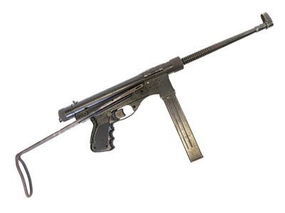 Lot 85 - Deactivated Vigneron 9mm sub machinegun,...