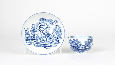 Lot 52 - An 18th Century Porcelain Tea Bowl and Saucer