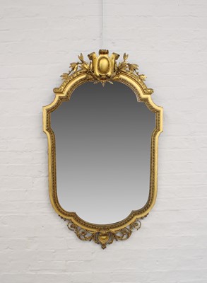 Lot 101 - A Large 19th Century Gilt Gesso Wall Mirror