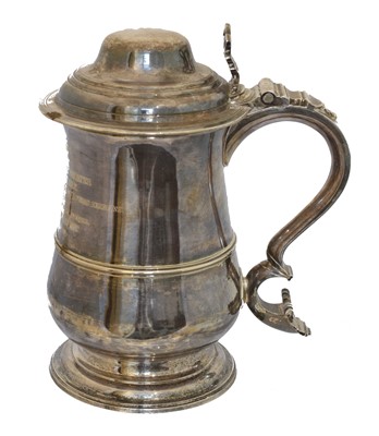 Lot 129 - A George III silver tankard