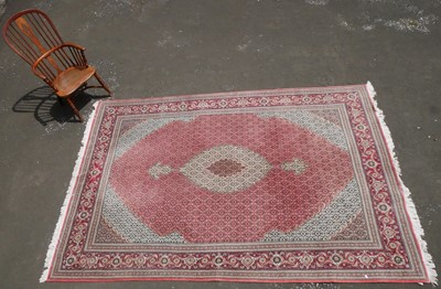 Lot 381 - A Large Persian Tabriz Rug