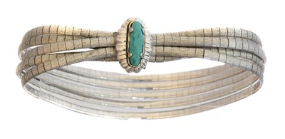 Lot 35 - An 18ct gold bracelet by UnoAErre.