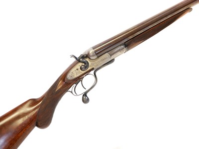 Lot 443 - J&W. Tolley 12 bore side by side hammer gun...