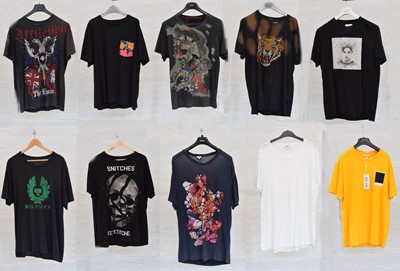 Lot 68 - Ten designer gents t-shirts
