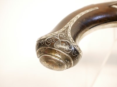 Lot 5 - Flintlock 24 bore pistol by Bennett made for...