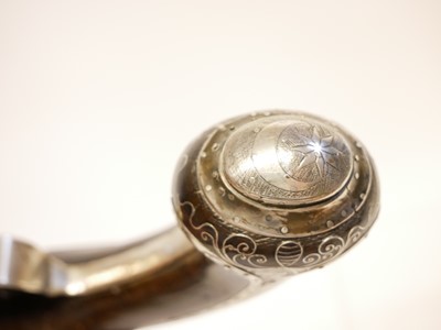 Lot 5 - Flintlock 24 bore pistol by Bennett made for...