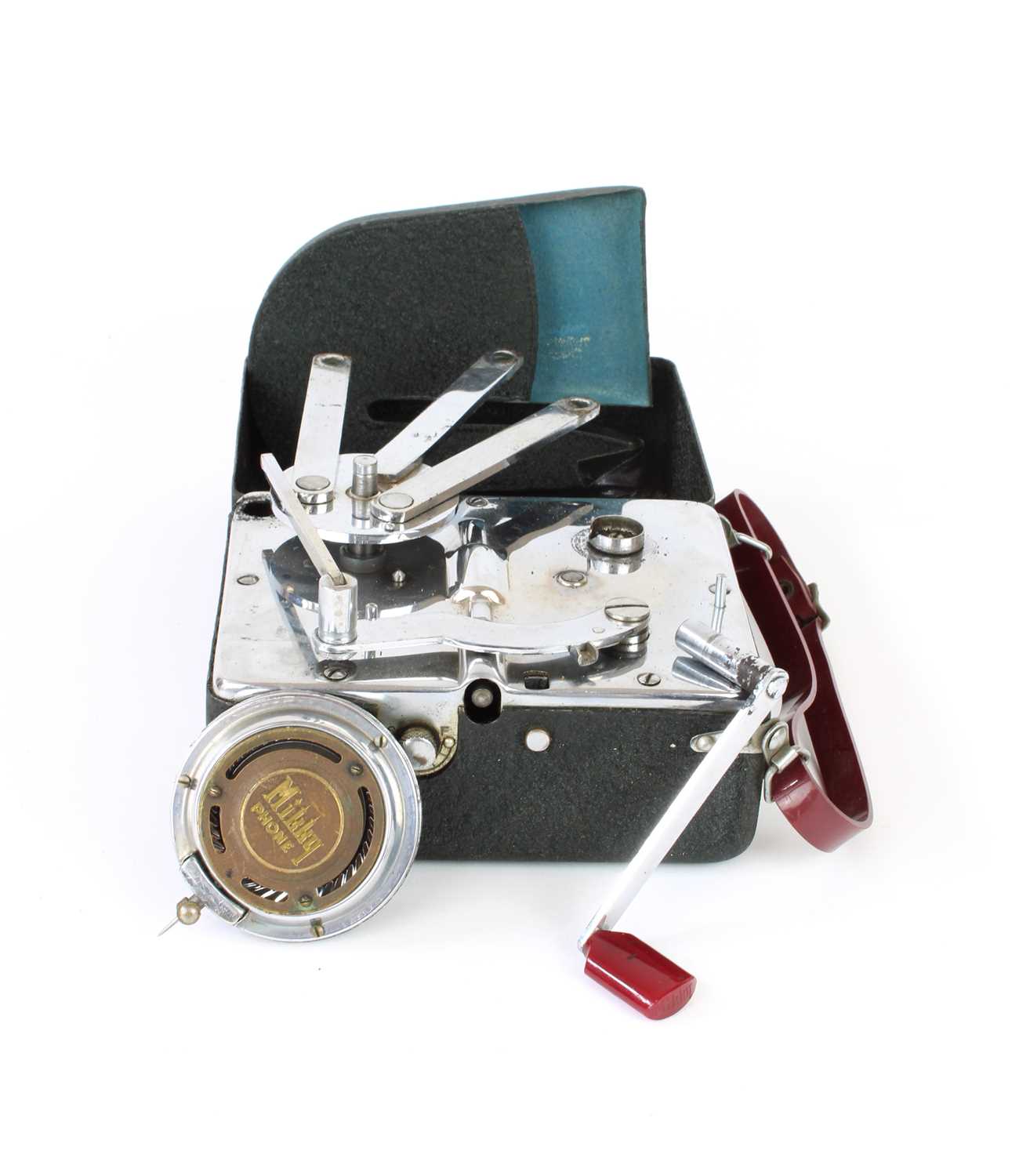 Lot 42 - Japanese "Mikky Phone" Portable Gramophone
