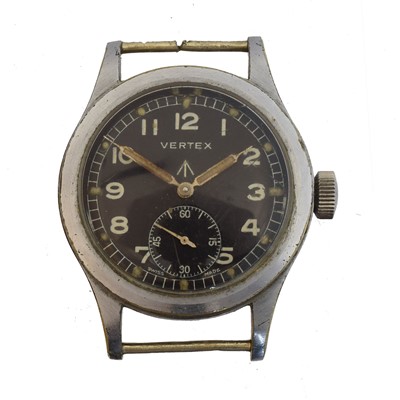 Lot 238 - A 1940s Vertex 'Dirty Dozen' wristwatch.