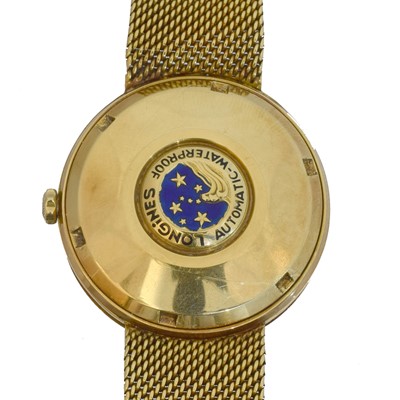 Lot 189 - An 18ct gold Longines Conquest automatic wristwatch, ref. 9025-1.