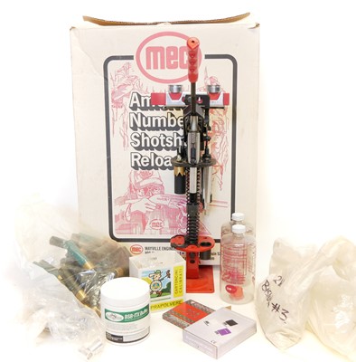 Lot 620 - MEC 10 bore Shotgun reloading press, with some...