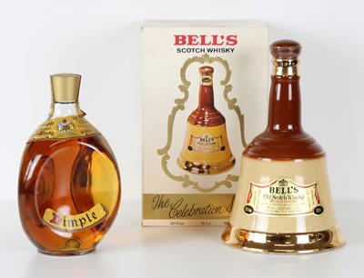 Lot 58 - 2 bottles Fine Old Branded Whisky from 1960’s/1970’s