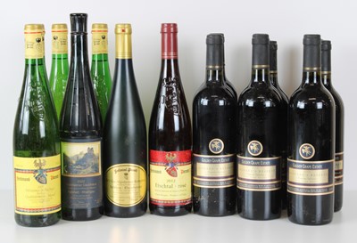 Lot 2 - 15 bottles Mixed Lot Australian Cabernet and Shiraz Reds together with Good German White
