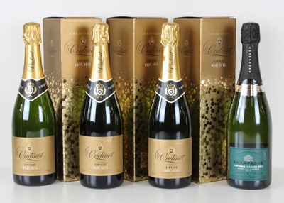 Lot 35 - 4 bottles Mixed Lot Fine Vintage 2012 Champagne