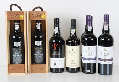 Lot 43 - 7 bottles Mixed Lot Vintage Port
