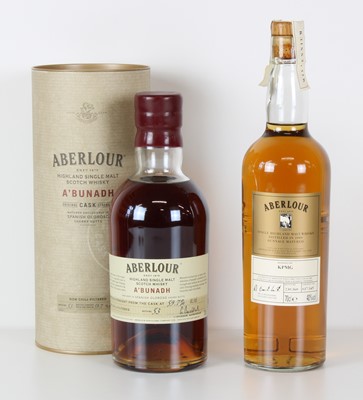 Lot 78 - 2 bottles Highland Speyside Malt Whisky from Aberlour