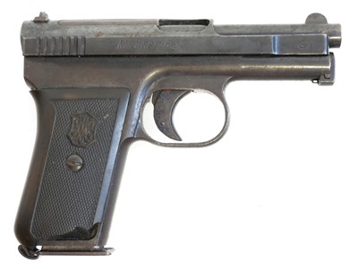 Lot 59 - Deactivated Mauser Model 1910 6.35mm semi...