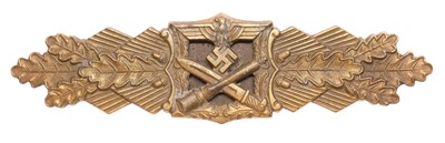 Lot 270 - German WWII close combat clasp the back...