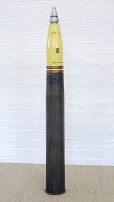 Lot 228 - Inert Germam WWII 10.5cm Flak38 shell, the...