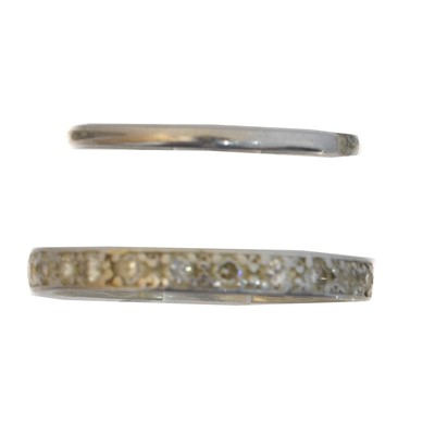 Lot 64 - Two band rings.