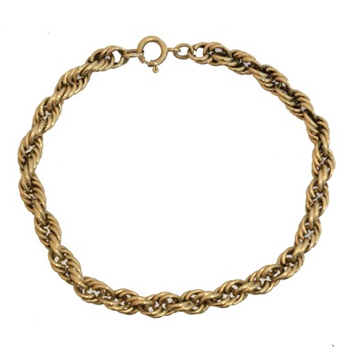 Lot 35 - A 9ct gold chain bracelet.