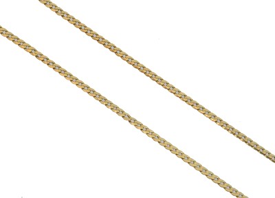 Lot 45 - A 9ct gold chain necklace.