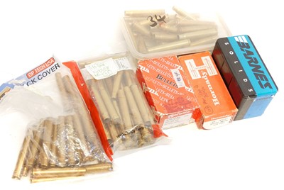 Lot 615 - .375 H&H reloading components, to include 100...