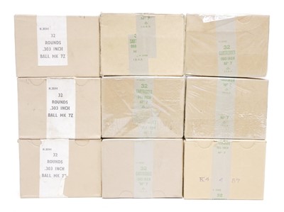 Lot 565 - .303 Mk 7 ammunition, 288 rounds in original...