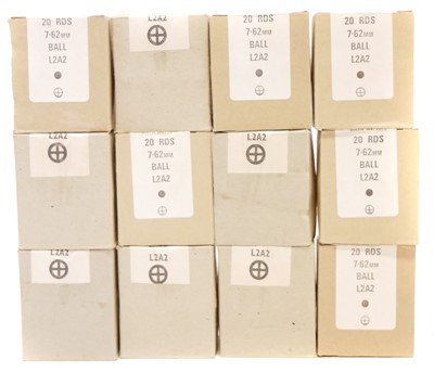 Lot 567 - 7.62mm L2A2 FMJ ammunition, Radway Green, 240...