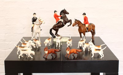 Lot 73 - A Collection of Beswick Hunting Figures