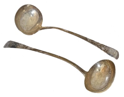 Lot 137 - Two silver ladles