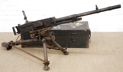Lot 86 - Deactivated Breda M37 7.92mm Heavy Machine Gun,...