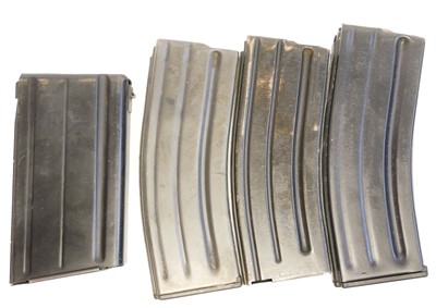 Lot 519 - Three 5.56mm magazines for the SA80 / AR15,...