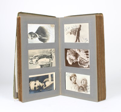 Lot 106 - An Early 20th Century Theatrical Interest Postcard Album