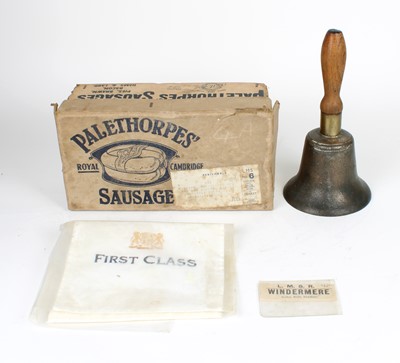 Lot 269 - Railway Interest - An LMS Bell and Further Items