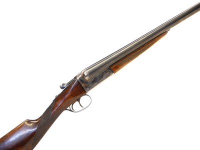 Lot 389 - AYA 12 bore side by side shotgun, serial...