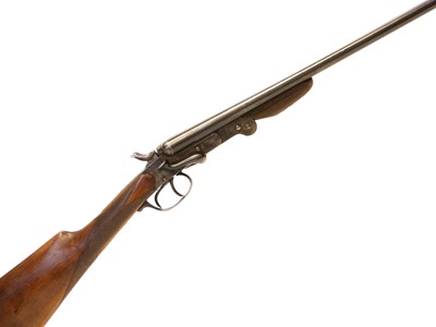 Lot 394 - Belgian folding .410 side by side hammer gun,...