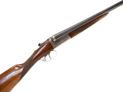 Lot 386 - AYA 12 bore side by side No.4 shotgun, serial...