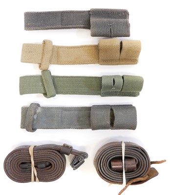Lot 489 - Military rifle slings for a Mauser Kar 98k and...