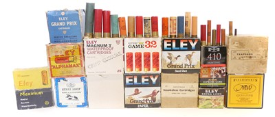 Lot 557 - Collection of vintage shotgun cartridges to...