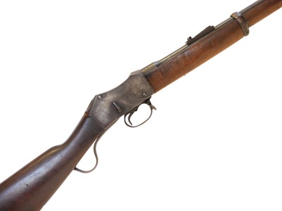 Lot 317 - Martini Henry .303 carbine, serial number 74X,...