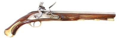 Lot 215 - Indian replica 60 calibre flintlock long...