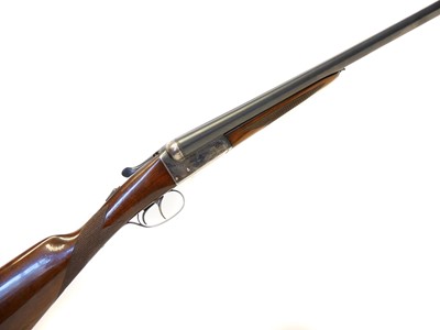 Lot 375 - AYA 12 bore side by side shotgun, serial...