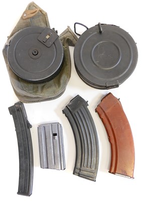 Lot 506 - Collection of rifle and machine gun magazines,...