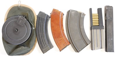 Lot 507 - Collection of rifle and machine gun magazines,...